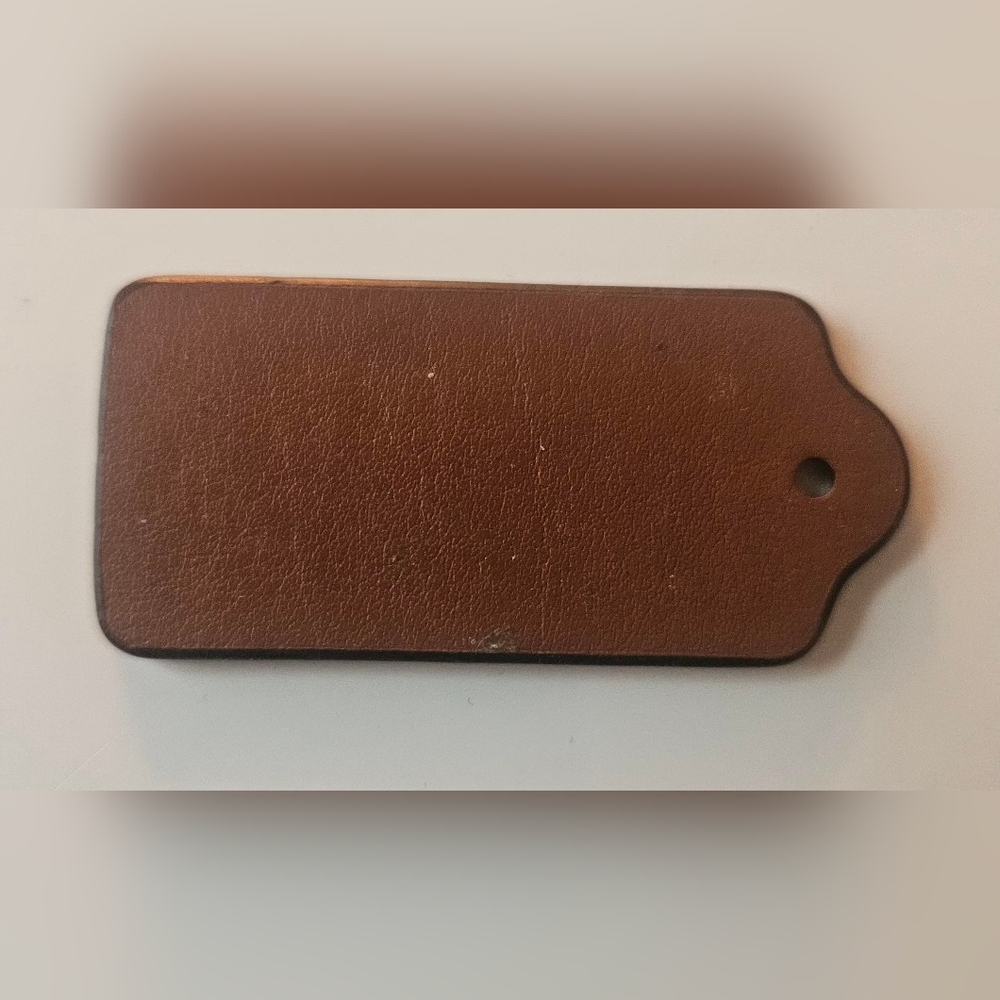 Coach Hang Tag Brown - Picture 2 of 2